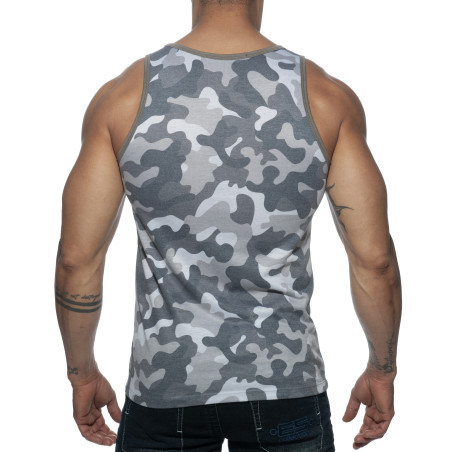 Débardeur WASHED CAMO Gris de Addicted