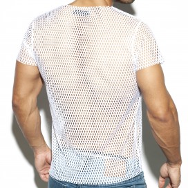 T-shirt OPEN MESH Blanc Es Collection TS254 C01 2