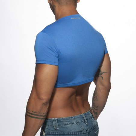 T-shirt CROP AD Bleu