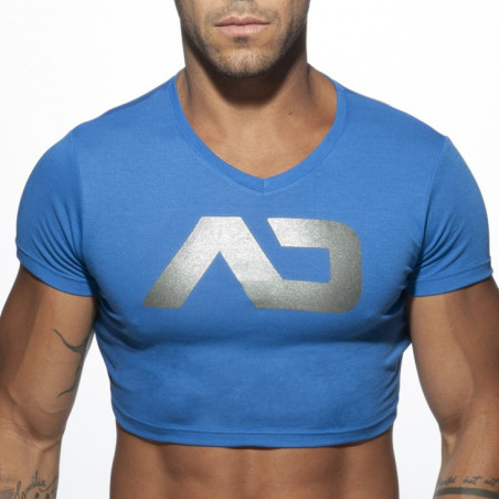 T-shirt CROP AD Bleu