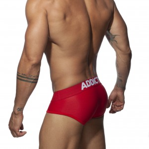 Slip PUSH UP MESH Rouge