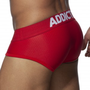 Slip PUSH UP MESH Rouge