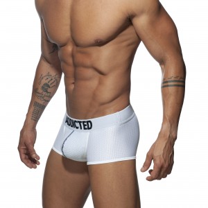Boxer PUSH UP MESH Blanc