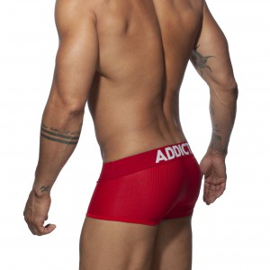 Boxer PUSH UP MESH Rouge