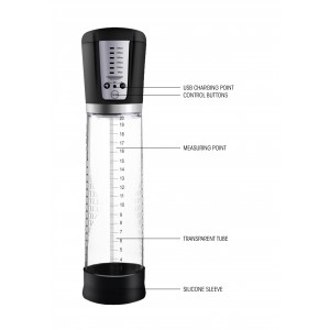 Pompe à pénis automatique PUMPED de 20 x 6 cm
