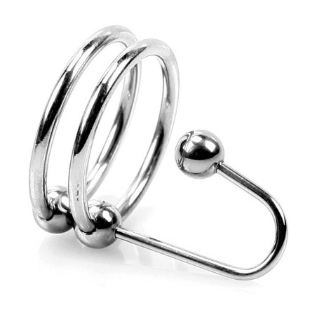 Sperm Stopper DOUBLE RING 2.5 cm et Double Anneaux