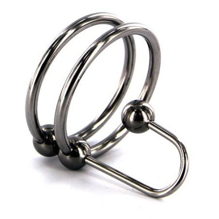 Sperm Stopper DOUBLE RING 2.5 cm et Double Anneaux
