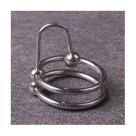 Sperm Stopper DOUBLE RING 2.5 cm et Double Anneaux