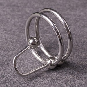 Sperm Stopper DOUBLE RING 2.5 cm et Double Anneaux