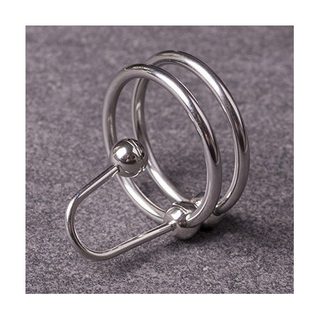 Sperm Stopper DOUBLE RING 2.5 cm et Double Anneaux