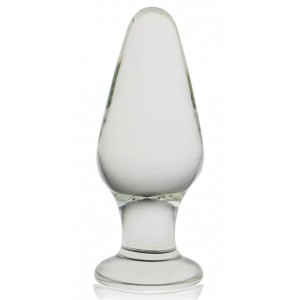 Plug en verre ROMANCE 9.5 x 3.8 cm Transparent