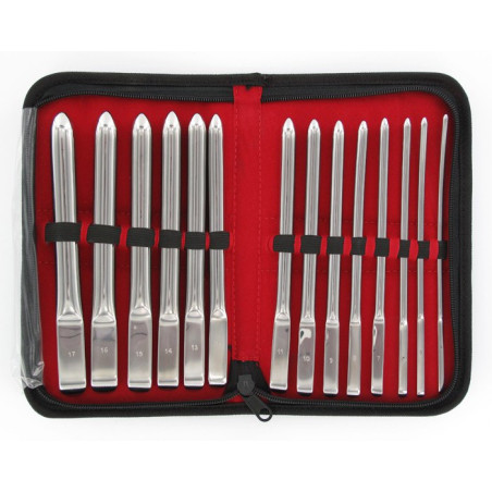Pack de 14 Tiges d'urètre 13cm - 4 à 17mm