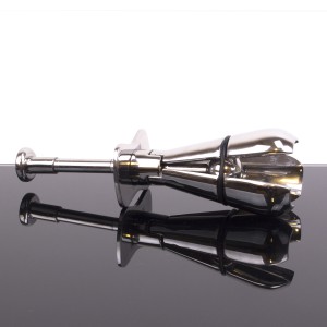 Plug de chasteté Lock Anal en métal DELUXE JUNIOR 11 x 5 cm