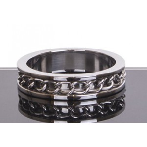 Ccokring avec chaine LINK INLAY de Kiotos Aspect Brillant