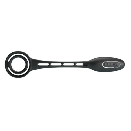 Plug vibrant avec Anneaux VIBRA PENIS 8 x 2.4 cm