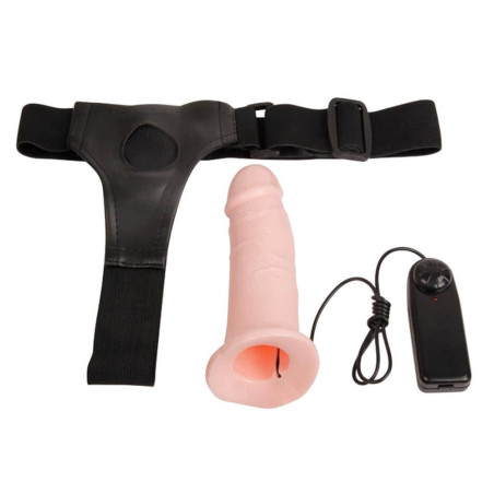Gode ceinture vibrant Strap-On Hollow 17 x 4.5 cm