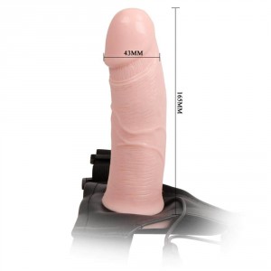 Gode ceinture vibrant Strap-On Hollow 17 x 4.5 cm