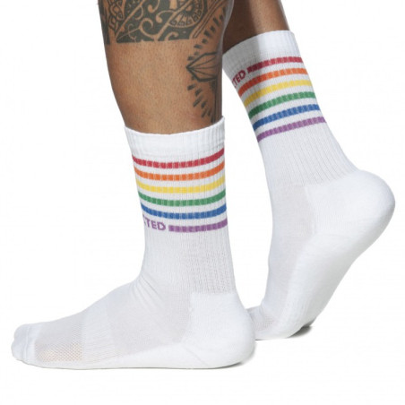 Chaussettes RAINBOW Blanches