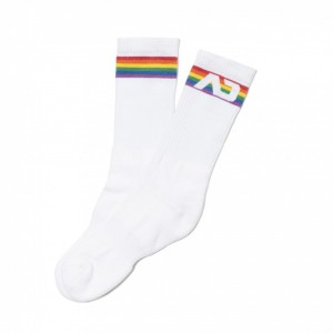 Chaussettes AD RAINBOW Blanches