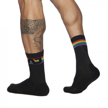 Chaussettes AD RAINBOW Noires