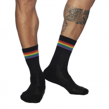Chaussettes AD RAINBOW Noires