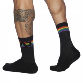 Chaussettes AD RAINBOW Noires 2