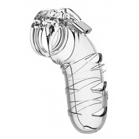 Cage de chasteté ManCage transparente modèle 05 14 x 4.5cm