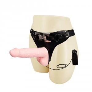 Gode ceinture vibrant ULTRA HARNESS 15 x 3.5 cm