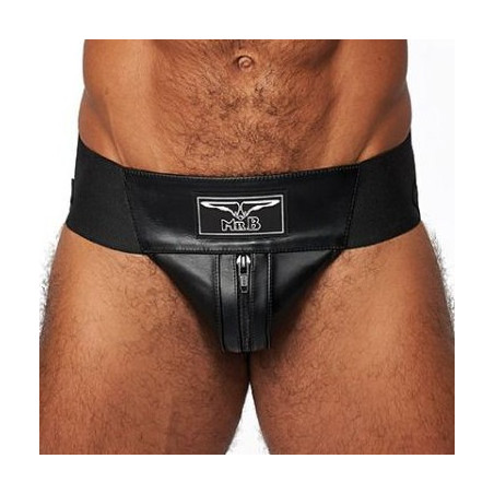 Jockstrap en cuir Mister B Noir