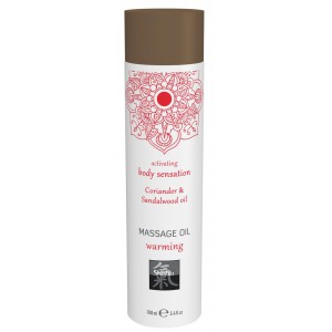 Huiile de massage Warming CORIANDRE & BOIS DE SANTAL 100mL