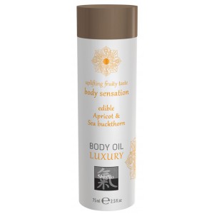 Huile de massage Comestible - ABRICOT et ARGOUSIER 75 mL