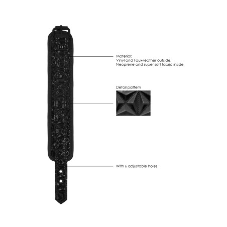 Menottes de poignets LUXURY Noire