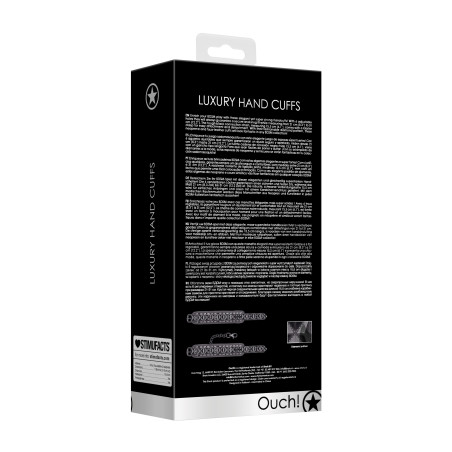 Menottes de poignets LUXURY Noire