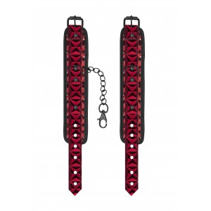Menottes de Poignets LUXURY BURGUNDY Rouge
