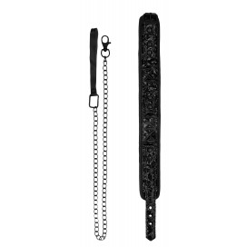 Collier et Laisse LUXURY Noir 2