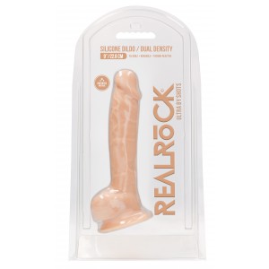 Gode réaliste REALROCK Ventouse 18 x 4.5 cm