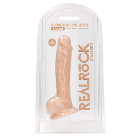 Gode réaliste REALROCK Ventouse 18 x 4.5 cm