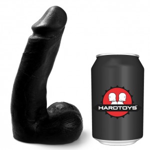 Gode DP1001 de HardToys de 14cm en Vinyle noir