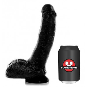 Gode DP1016V de Hardtoys Noir de 18 x 5 cm