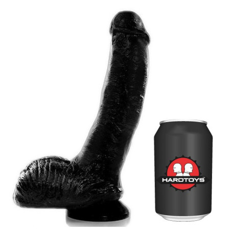 Gode DP1016V de Hardtoys Noir de 18 x 5 cm