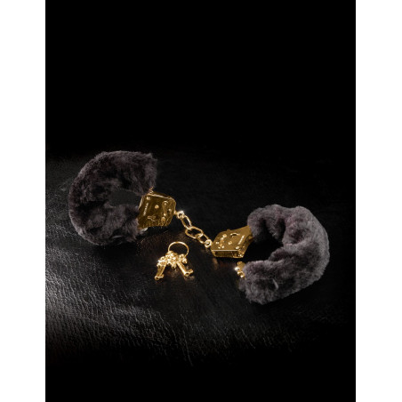 Menottes GOLD FURRY Noir