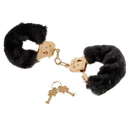 Menottes GOLD FURRY Noir