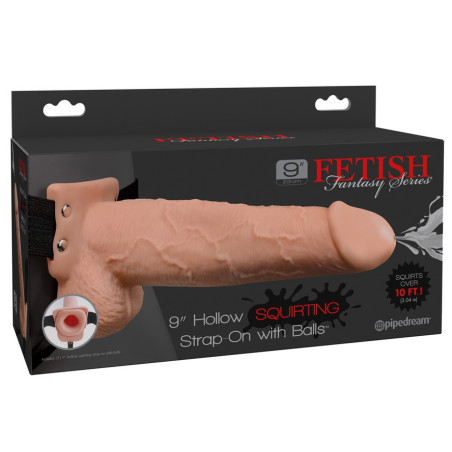 Gode ceinture Strap-On SQUIRTING 20 x 5.5 cm