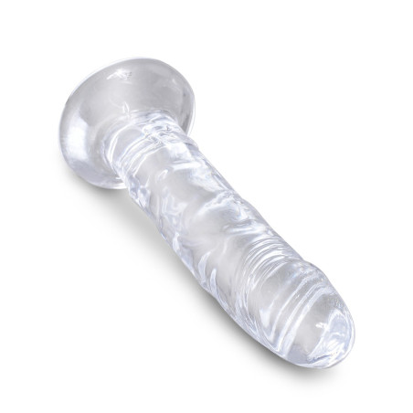 Gode transparent king Cock CLEAR 16 x 3.7 cm