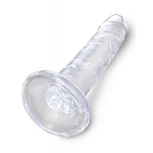 Gode transparent king Cock CLEAR 16 x 3.7 cm