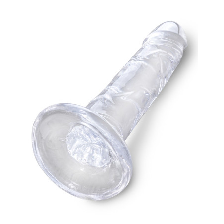Gode transparent king Cock CLEAR 16 x 3.7 cm