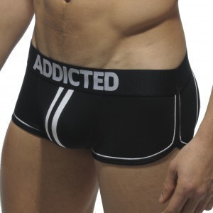 Double Piping Bottomless Boxer noir