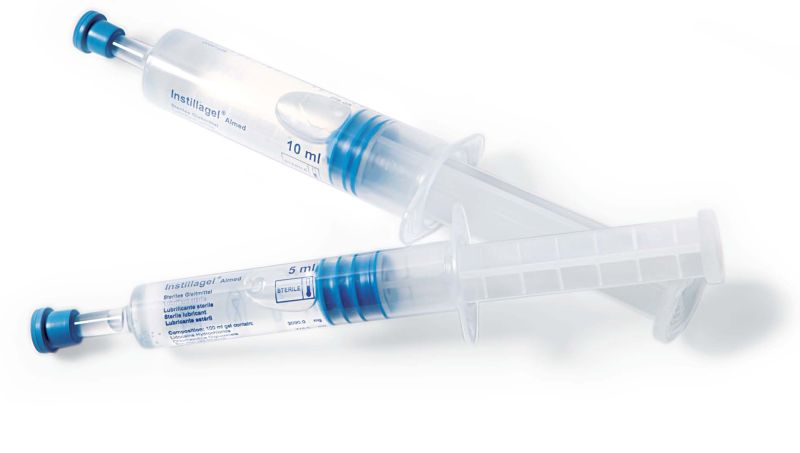 Instillagel gel stérile pour insertion de tige uretre et dilatation