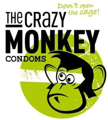 Logo de la marque Crazy Monkey Condoms Préservatifs aromatisés